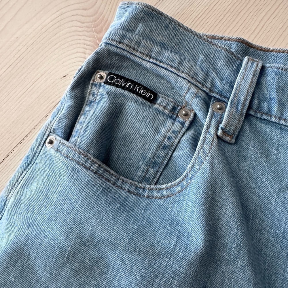 Calvin Klein Women's Light Blue Flare Jeans - Picture 4 of 7